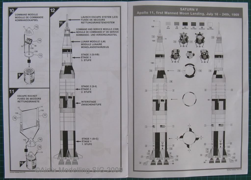 Airfix 1/144 Saturn V Work In Progress SF & RealSpace