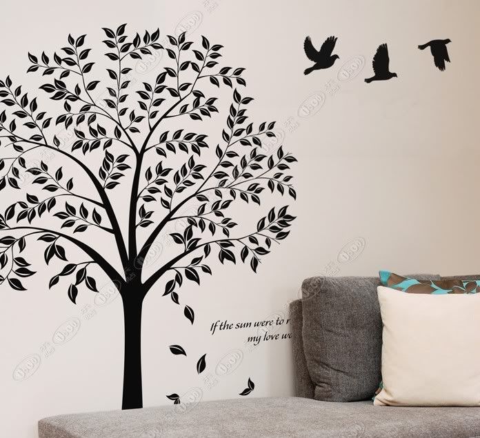 DIY Wall Art Deco Vinyl Decal Sticker LINDEN WB04
