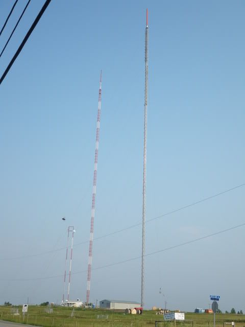 Tower on right: new Global Television Digital and lower: X92.9 FM