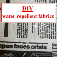 DIY water repellent fabrics
