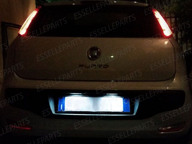 Luci Targa LED Per Fiat Punto, Bravo, Grande Punto Evo - Bianco 6000K - Canbus Error Free - Foto 8