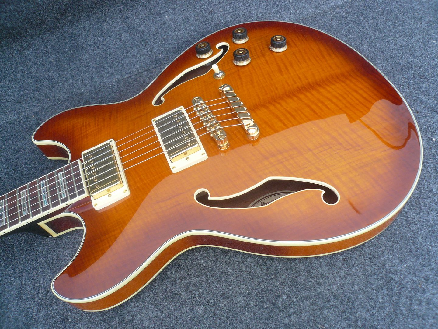 Ibanez Artcore AS93VLS Electric Guitar 335 Style FLAME MAPLE TOP super