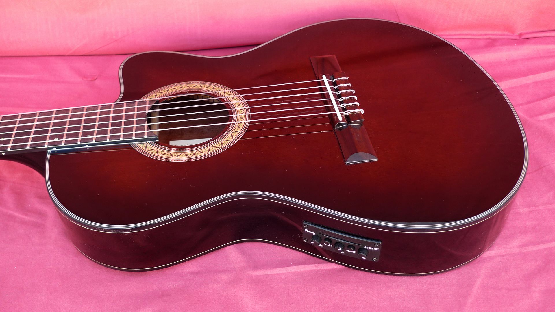 IBANEZ GA35TCEDVS AcousticElectric CLASSIC CUTAWAY CLASSICAL NYLON STRINGS eBay