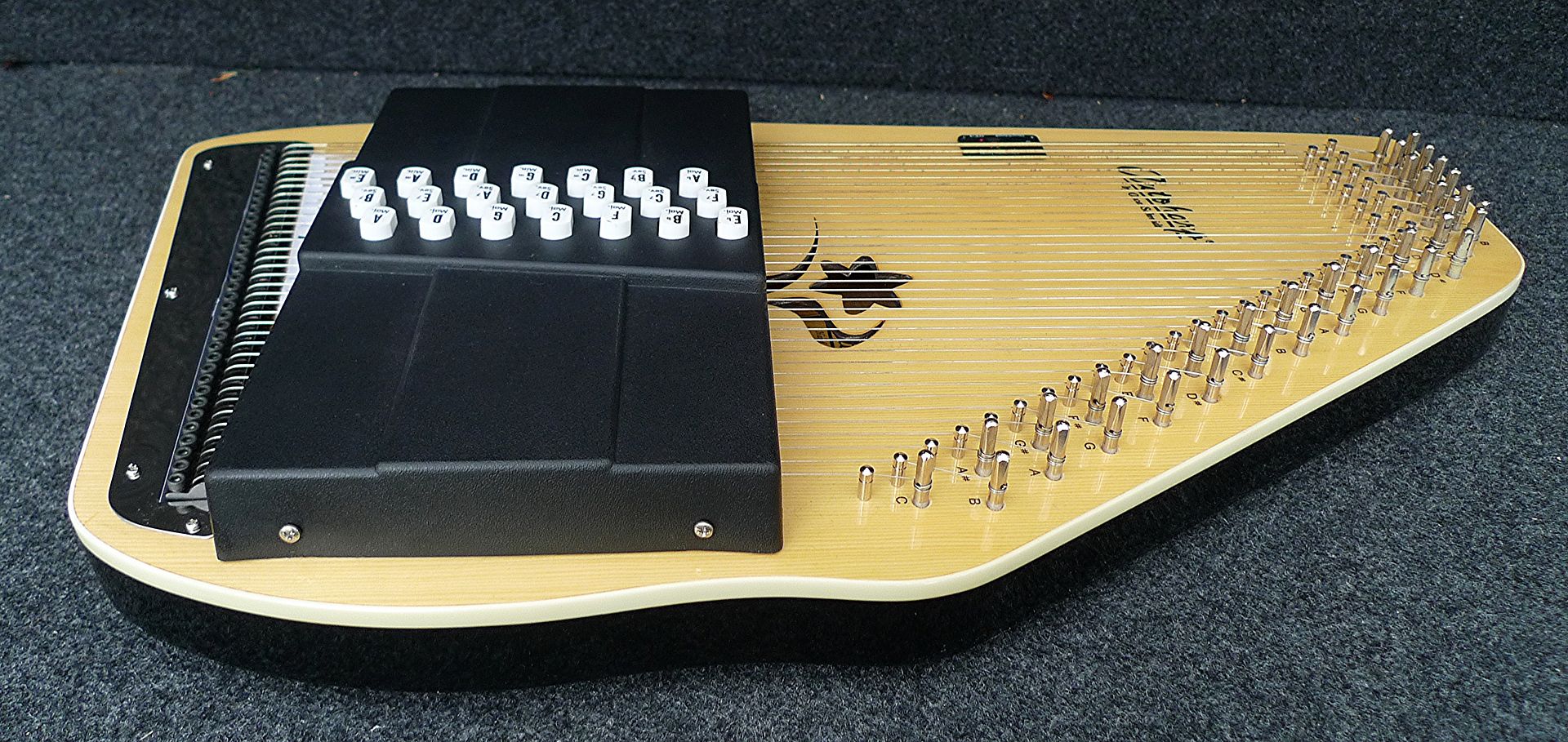 OSCAR SCHMIDT OS45C 21 CHORD Autoharp Built in Chromatic Tuner & Fine Tuners eBay