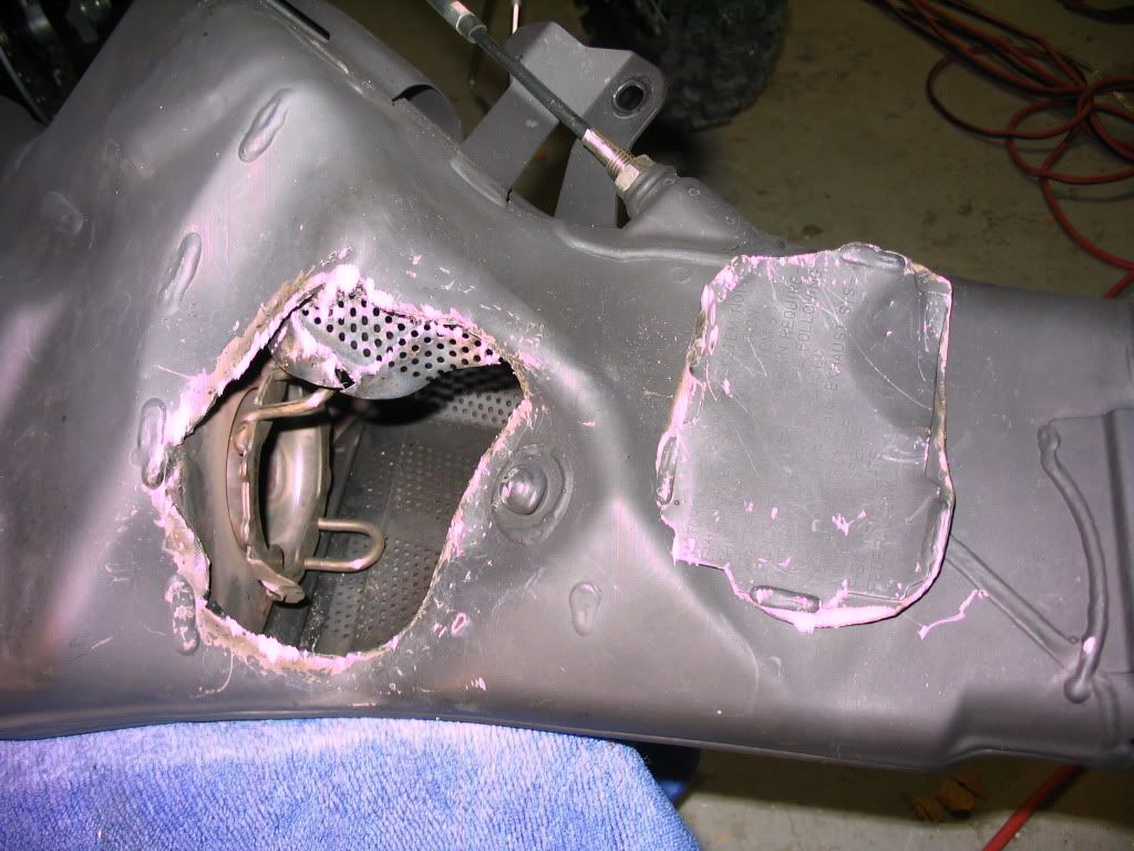 Remove honda scooter muffler #6