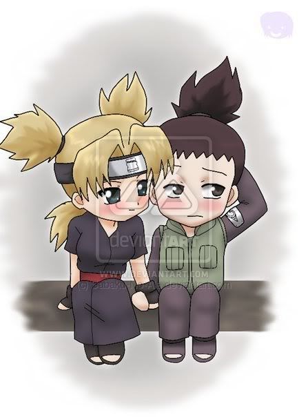 Shikatemachibi.jpg Cartoon ShikaTema image by Gaara_Anime_Freak