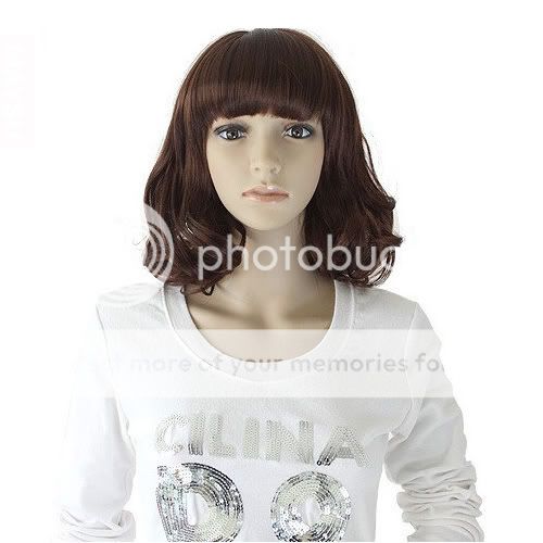 MEDIUM WIG Rinka Cosplay Full Wigs Party Hair DD79  