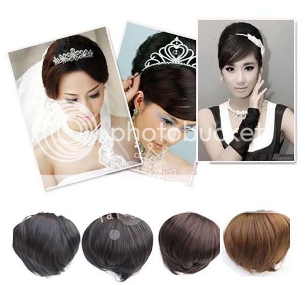 Women Girls Clip Big Hair Bun Hairpiece Hair Extensions For Bride 