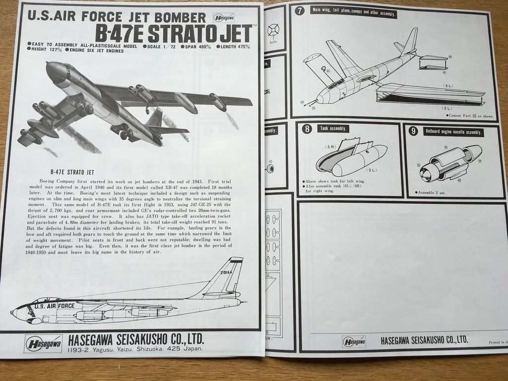 1 72 Hasegawa B-47E Stratojet - International Scale Modeller