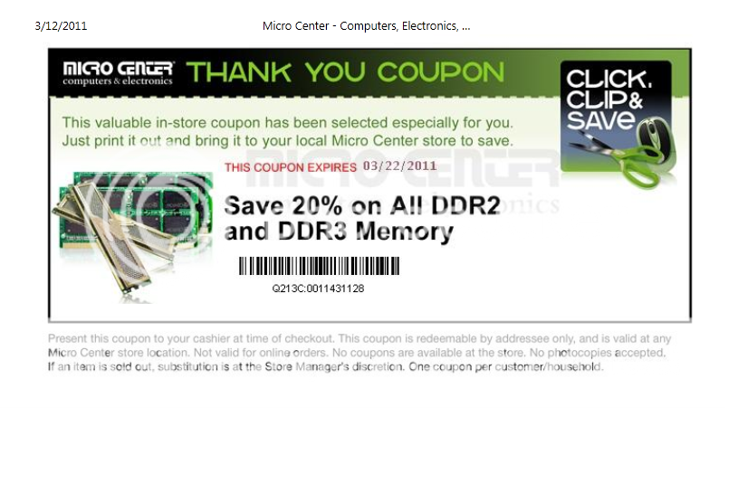 Micro Center Coupons 25 off Intel Mobo+more [H]ardForum