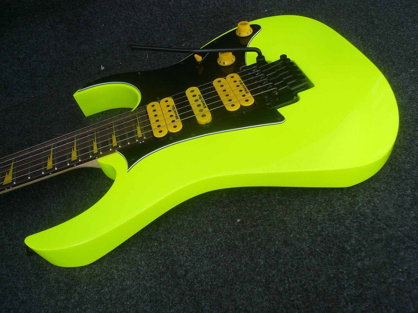 Ibanez Premium RG1XXV FYE 25th Anniversary Guitar Fluorescent Yellow