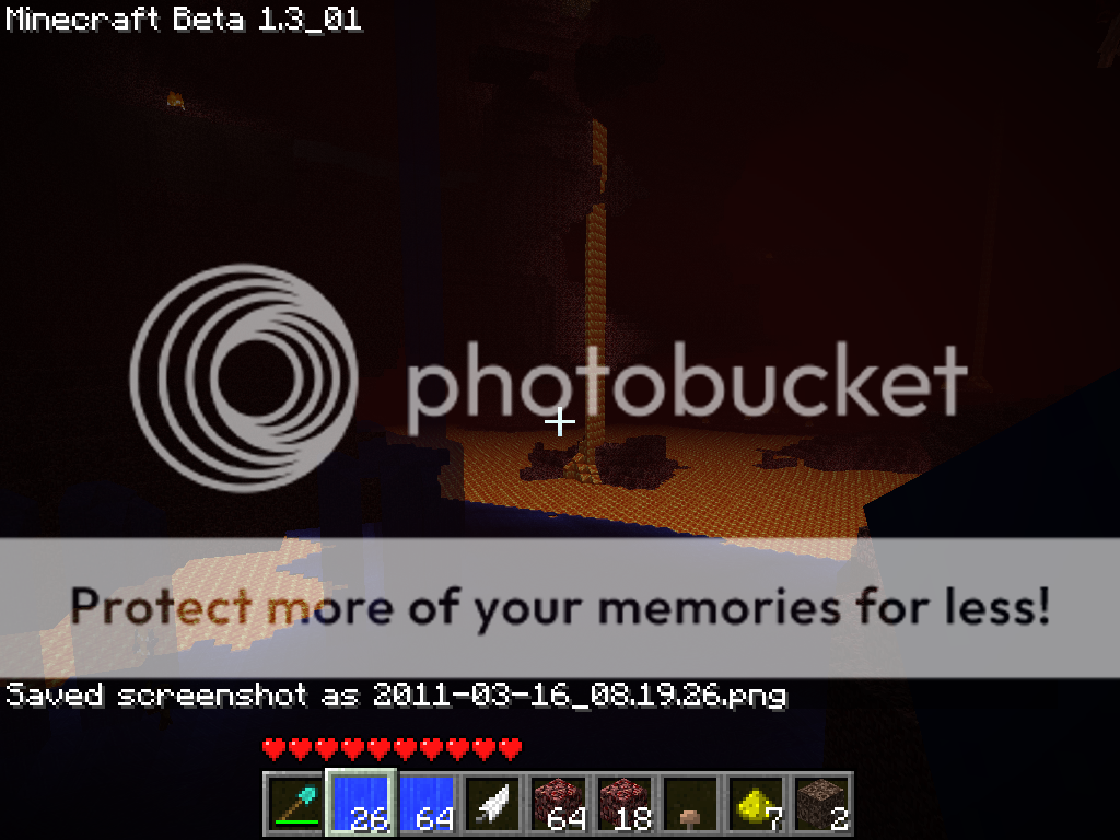 I drowned the nether... Survival Mode Minecraft Java Edition